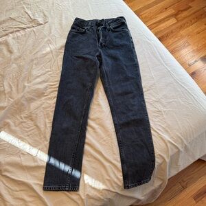 Everlane 90s Cheeky Black Straight Leg Jeans
